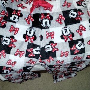 Disney Women's Pajama Pants - Black, White, Red